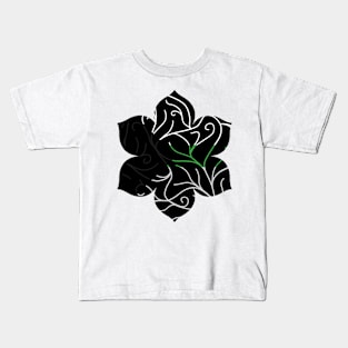 Black Velvet, Demiromantic Flag Vines Kids T-Shirt